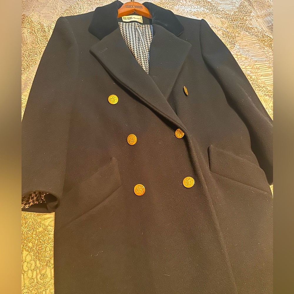 Bill Blass 100% wool coat
